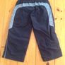 Navy Lined Tacksuit Bottoms Image 2
