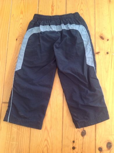 Navy Lined Tacksuit Bottoms