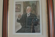 Beautifully Framed Picture - Enjoying An Irish Wake , County Waterford , Ireland - By Conor Hamilton (signed by the artist)