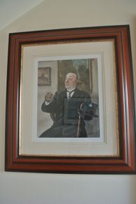 Beautifully Framed Picture - Enjoying An Irish Wake , County Waterford , Ireland - By Conor Hamilton (signed by the artist)