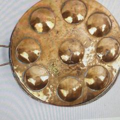 19th Century French Copper Egg Poacher Pan                                         Copper