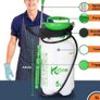 NEW 5L Garden Pump Action Pressure Sprayer For Water Fertilizers Pesticides Weed Killer Pressure Relief Valve Image 2