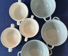 soup bowls x 6
