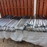 A selection of Golf clubs. Bags and golf balls. Image 8