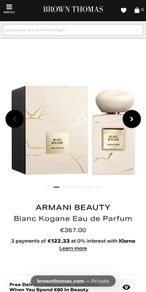 ARMANI PRIVE Blanc Kogane 100ml niche parfum