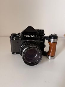 Pentax 67 Late Model W/ Smc Takumar 105mm F/2.4 Lens [Medium Format Film Camera]