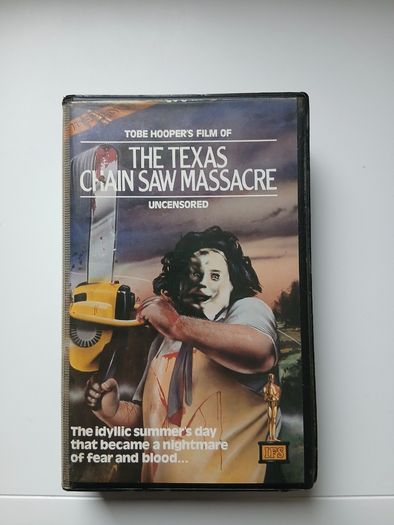 The Texas Chain Saw Massacre Pre Cert On Iver Film Services UK 1974 VHS Pal FF 30 No. 22