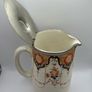 1920s pitcher with pewter lid Image 4