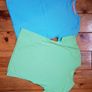 Age 7-8 Blue and Green Teeshirts Image 5