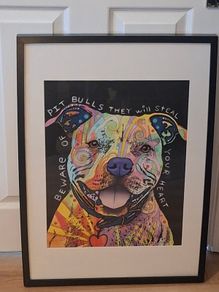 Pit Bull Art Print