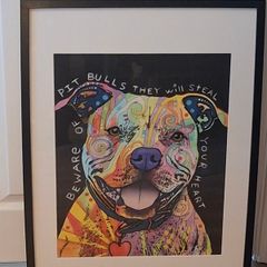 Pit Bull Art Print