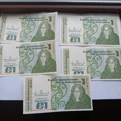 Irish one pound uncirculated