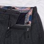Ted Baker Dark Grey Textured Tailored Straight Wool Trousers 14UK/42EU Image 3