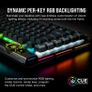 K100 RGB Optical-Mechanical Gaming Keyboard - CORSAIR OPX Switch - Black, PBT Double-Shot Keycaps - Elgato Stream Deck Integration Image 6