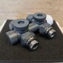 EMKE Radiator Valve, Valve for Radiators and Towel Dryers, Universal for Angle and Straight Valves, G1/2", Anthracite, 1 Piece Image 4