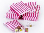 Job Lot 1000 sweet bags stripe bags ideal for candy weddings parties candy cart shop small retails and sweet shops SIZE 5x7 inches ANY color