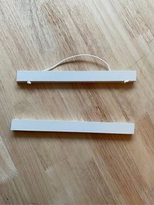 White Wooden Frame Magnetic Mount