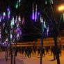 8 Tubes 30cm Meteor Shower Falling/Rain Drop LED Tree Cascading String Lights (Multi-color) Image 3