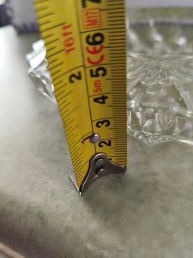 Vintage Crystal Ashtray Trinket Bowl Candy Dish