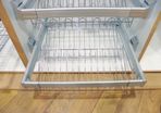 Stock Clearance! Pull out wardrobe 600mm Shoe Basket Chrome