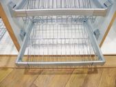 Stock Clearance! Pull out wardrobe 600mm Shoe Basket Chrome