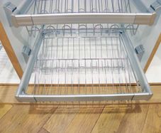 Stock Clearance! Pull out wardrobe 600mm Shoe Basket Chrome