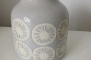 Small grey and white Next vase