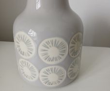Small grey and white Next vase