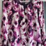 DANA BUCHMAN fuschia mix layered top Sz S (Fit 8-10UK) Image 4