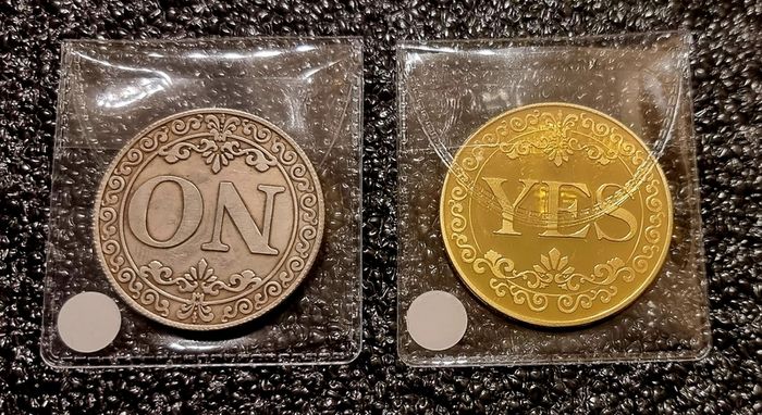 1 Lucky Coin - Double-Sided YES/NO, new, unopened.