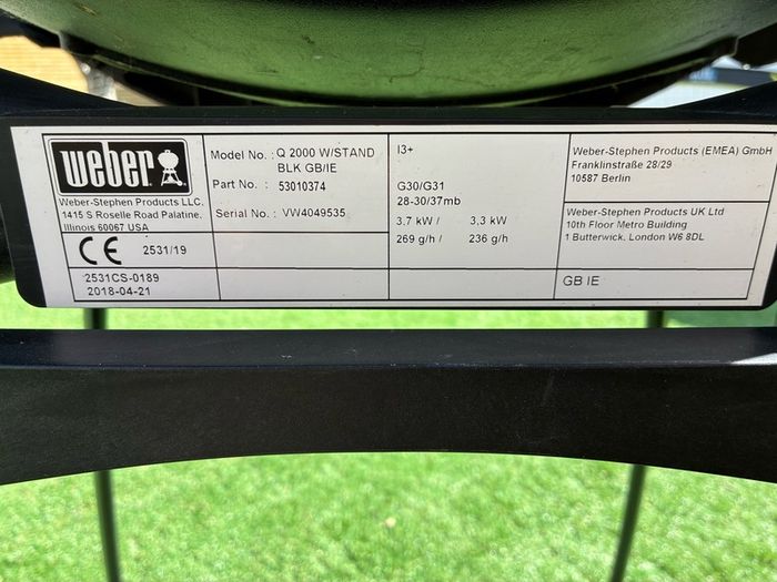 Weber Q2000