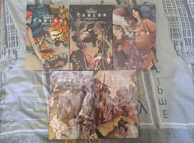 Fables: The Deluxe Edition Book 1,2,3,6,8 (5x hardcover)