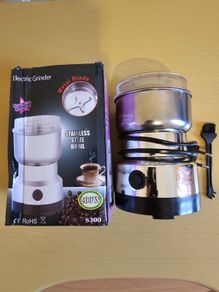 Electric coffee grinder, 200-watt power .New