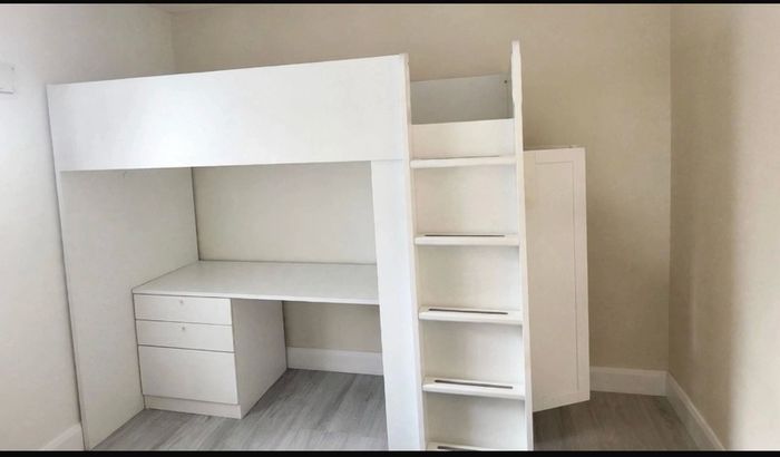 Ikea SMASTAD Loft Bed with Desk, Drawers, Wardrobe & Shelves -Good Condition