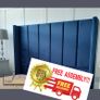 bed frame and headboard,free delivery Image 3