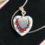 sterling silver heart pendant necklace Image 9