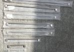 Wardrobe/Press Stainless Brushed Steel Handles