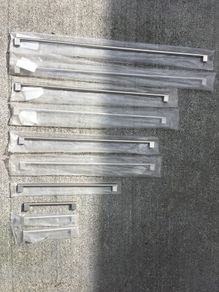 Wardrobe/Press Stainless Brushed Steel Handles