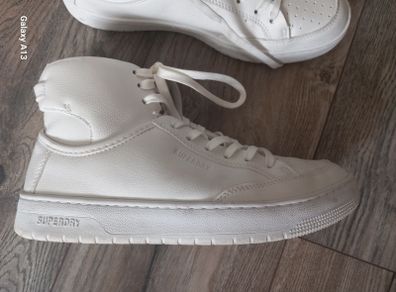 SUPERDRY White  High Tops Size 6