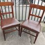 Set of 8 Edwardian mahogany Dining Chairs Image 9