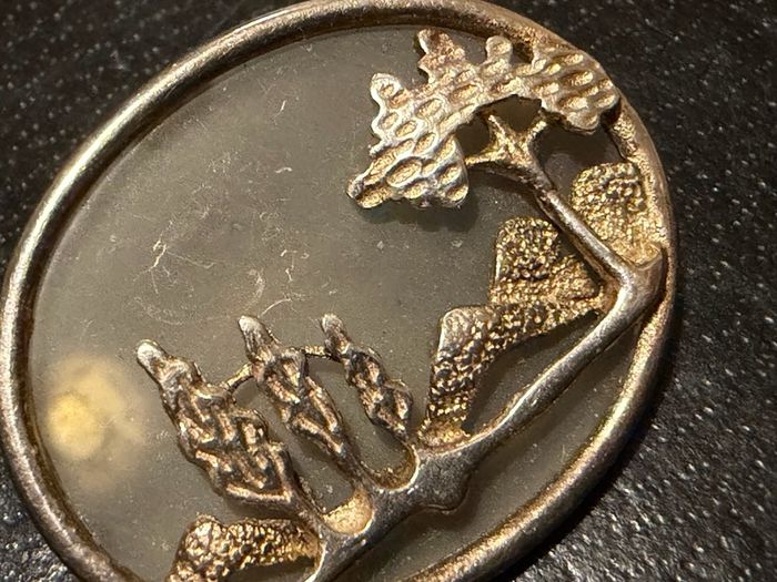 sterling silver brooch