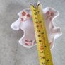 scalloped small white fine bone china trinket dish 10.5 wide Image 3
