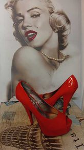 Red High Heels Size 41