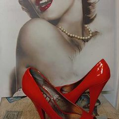 Red High Heels Size 41