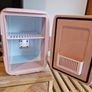 pink mini fridge Image 2