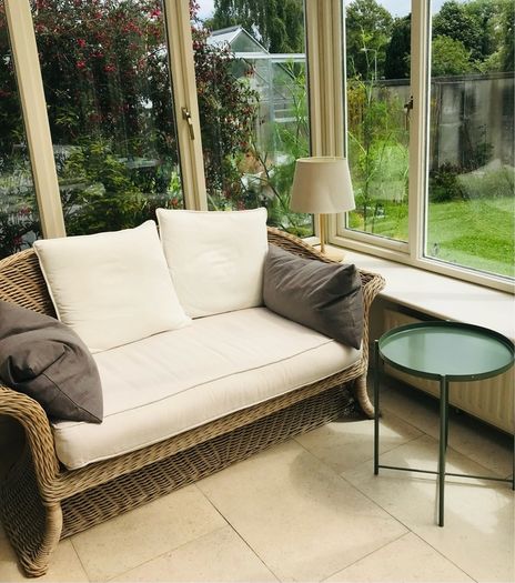 Oriental Cane Sofa