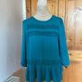 Dunnes Ladies top colour aqua size 14 Image 8