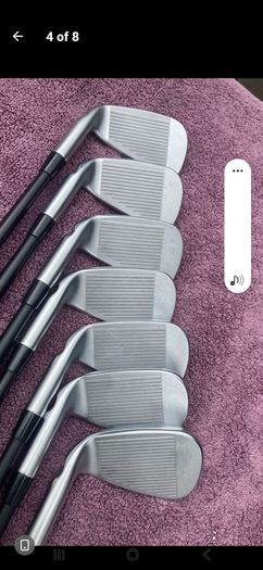 Ping i230 stiff graphite irons