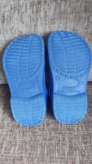 Plain blue clogs (Size UK11/EU29)