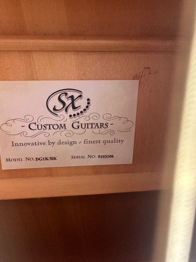 Custom Guitars Model DGIK/BK